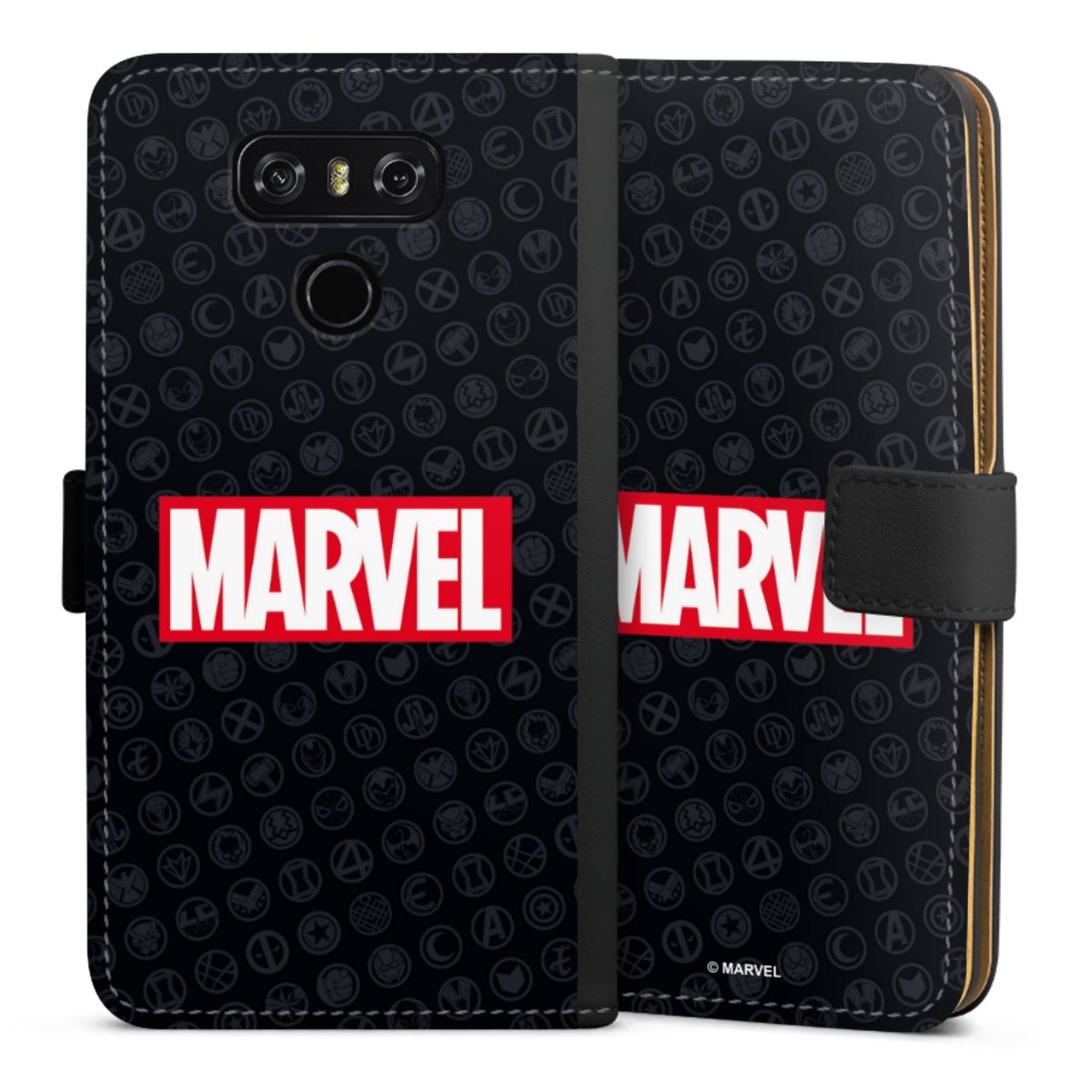 Marvel Logo Black Red 