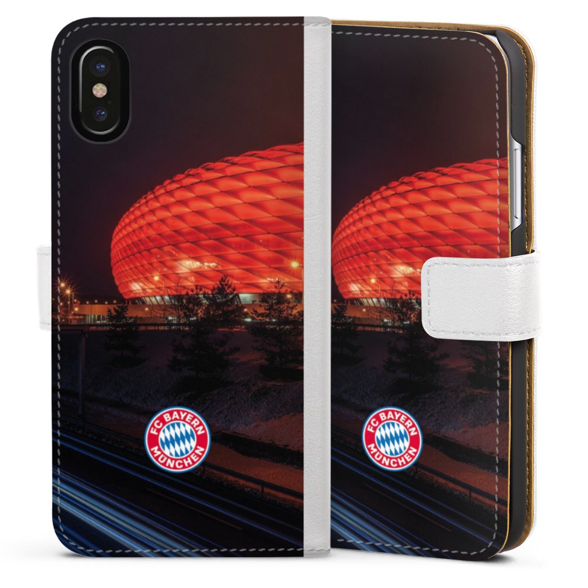 Allianz Arena bei Nacht FCB