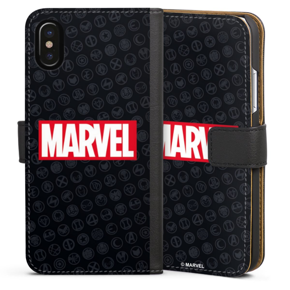 Marvel Logo Black Red 