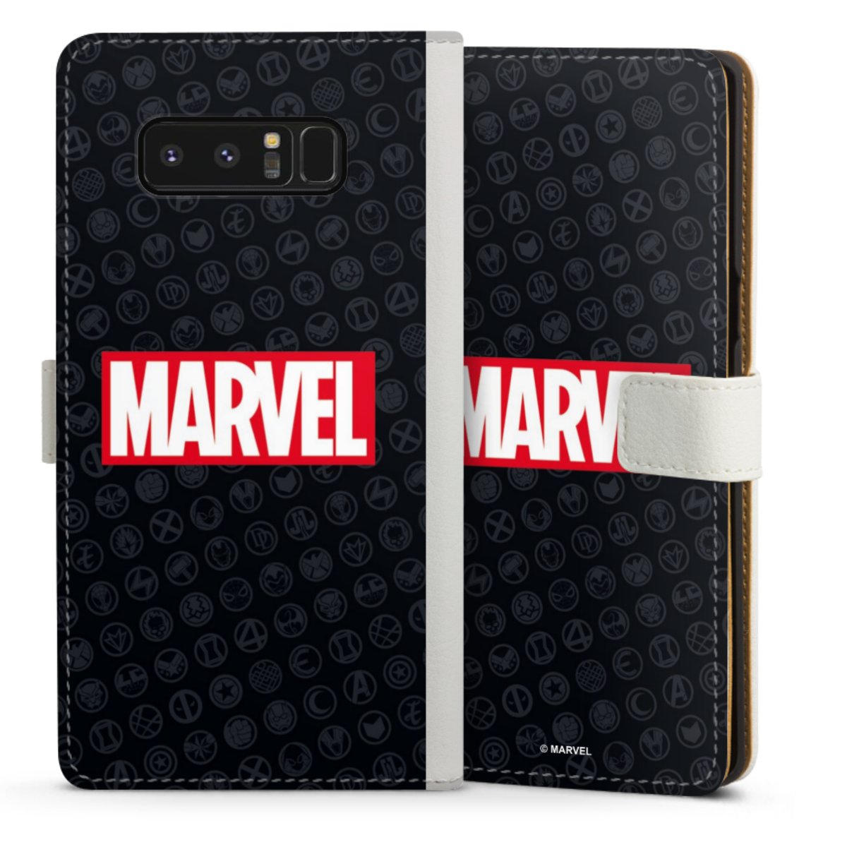 Marvel Logo Black Red 