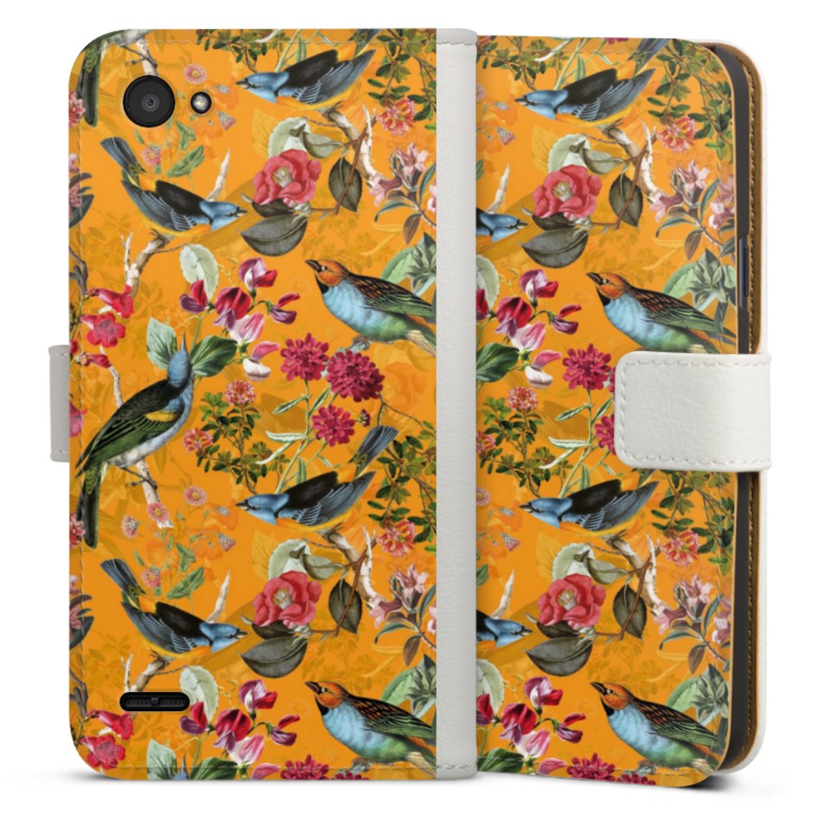 Vogels Bloemen Behang