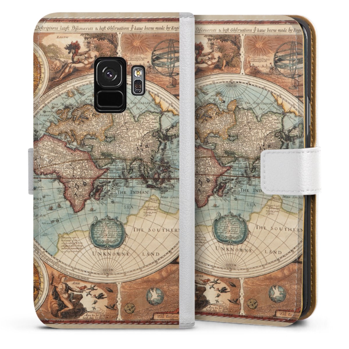 Mappa del mondo vintage