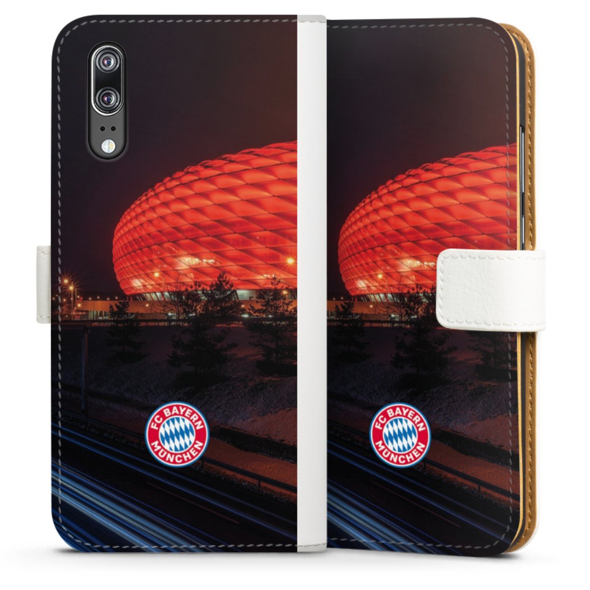 Allianz Arena bei Nacht FCB