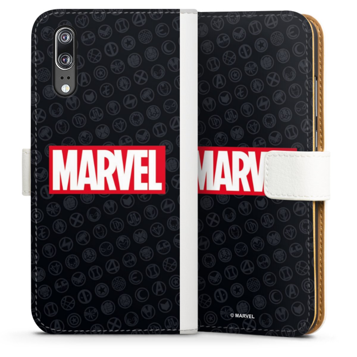 Marvel Logo Black Red 