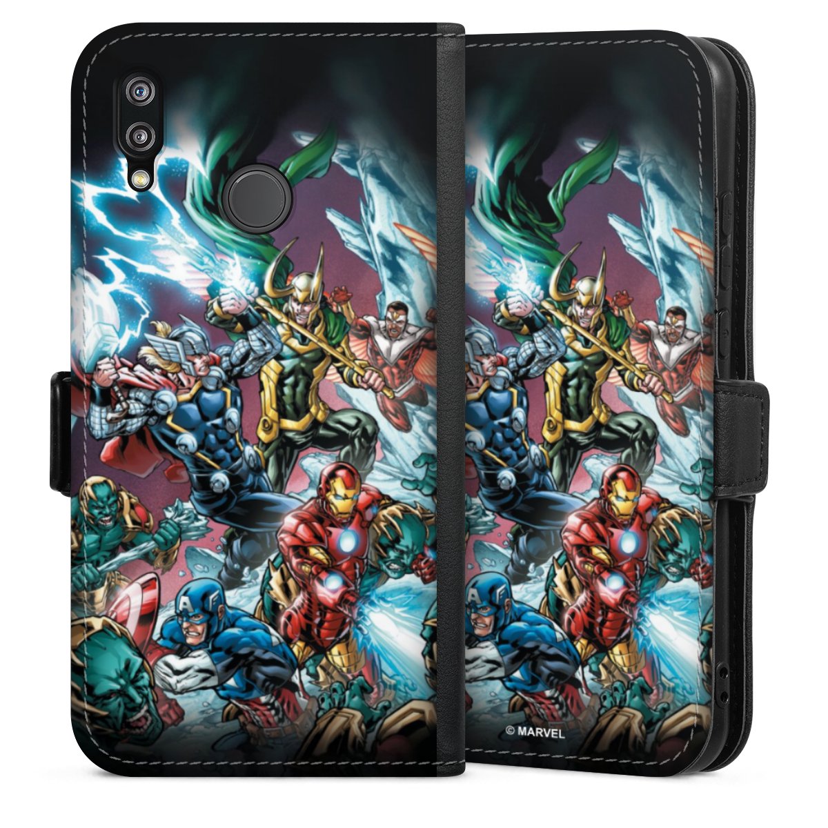 Coque avec languette