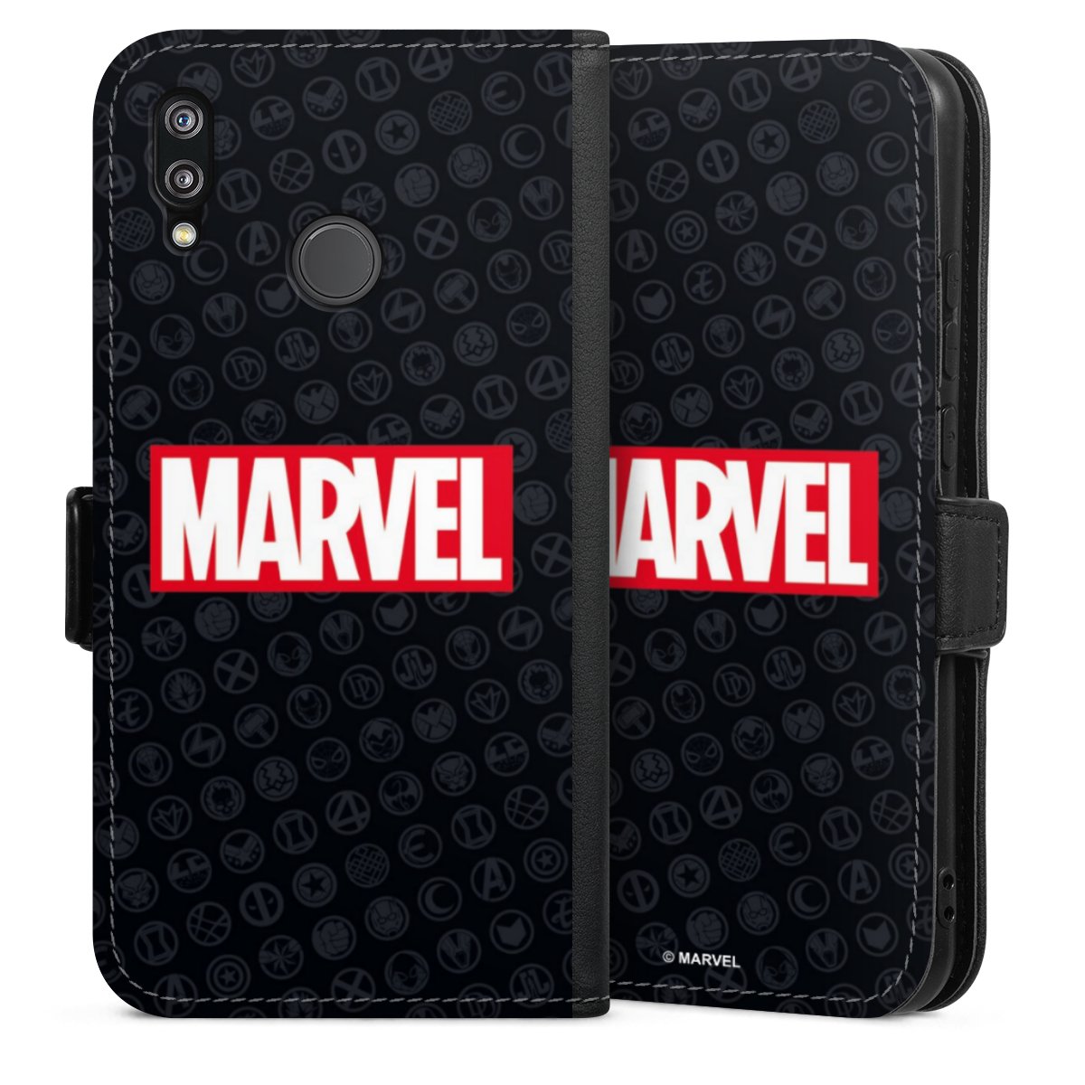 Marvel Logo Black Red 