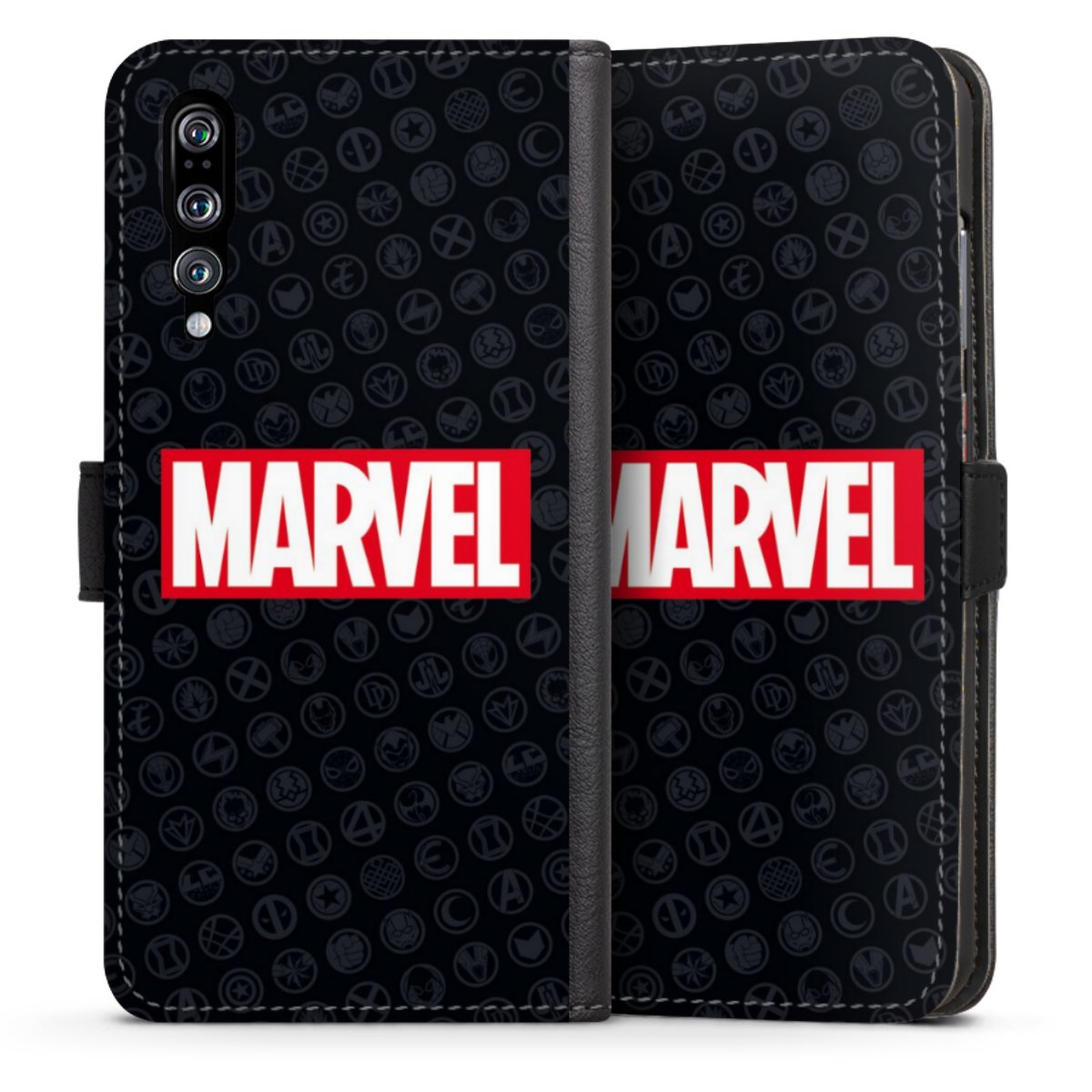 Marvel Logo Black Red 