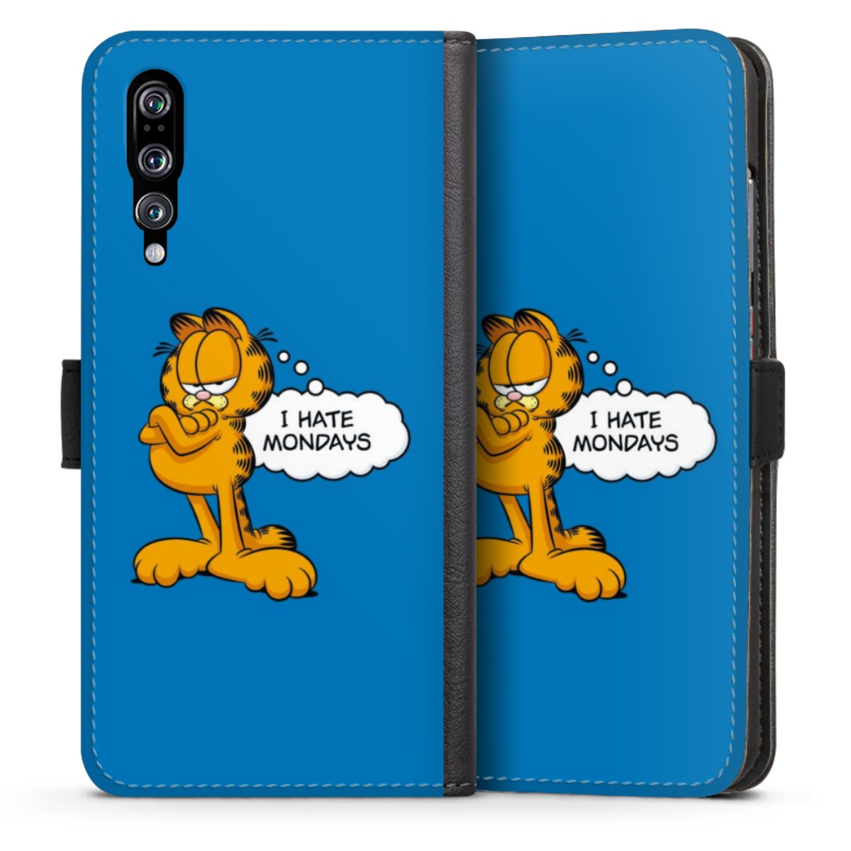 Garfield Ik haat maandagen blauw