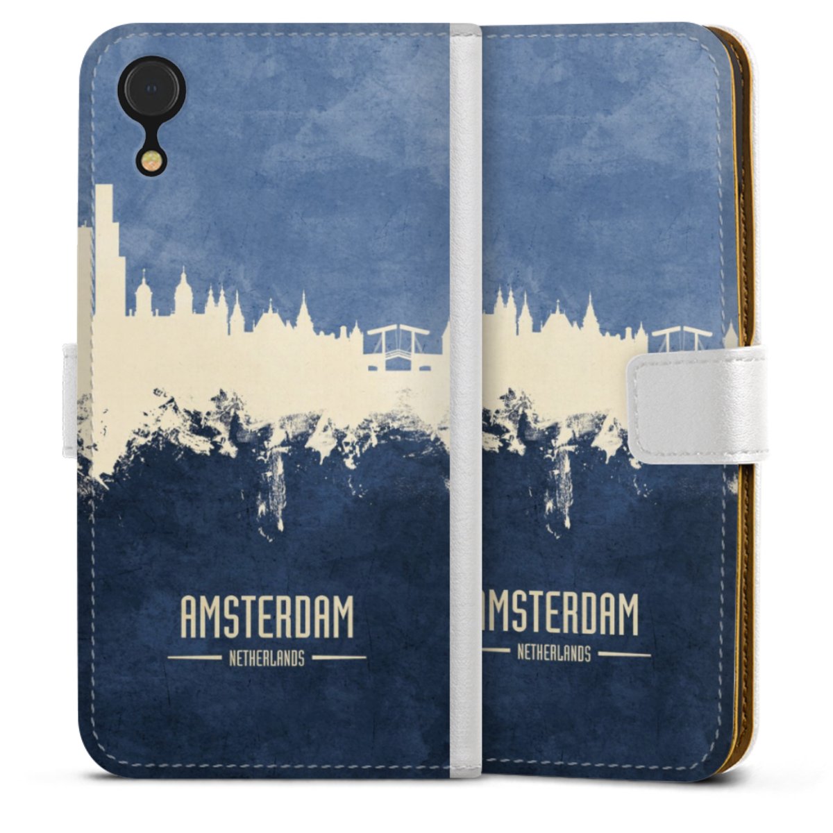 Amsterdam Skyline blauw