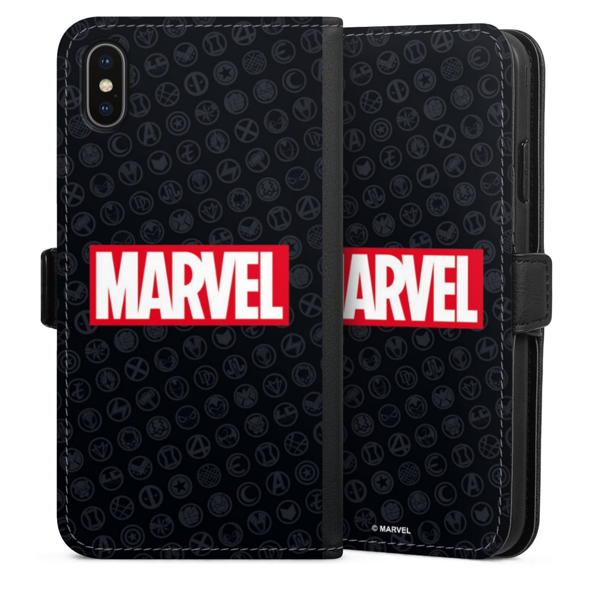 Marvel Logo Black Red 