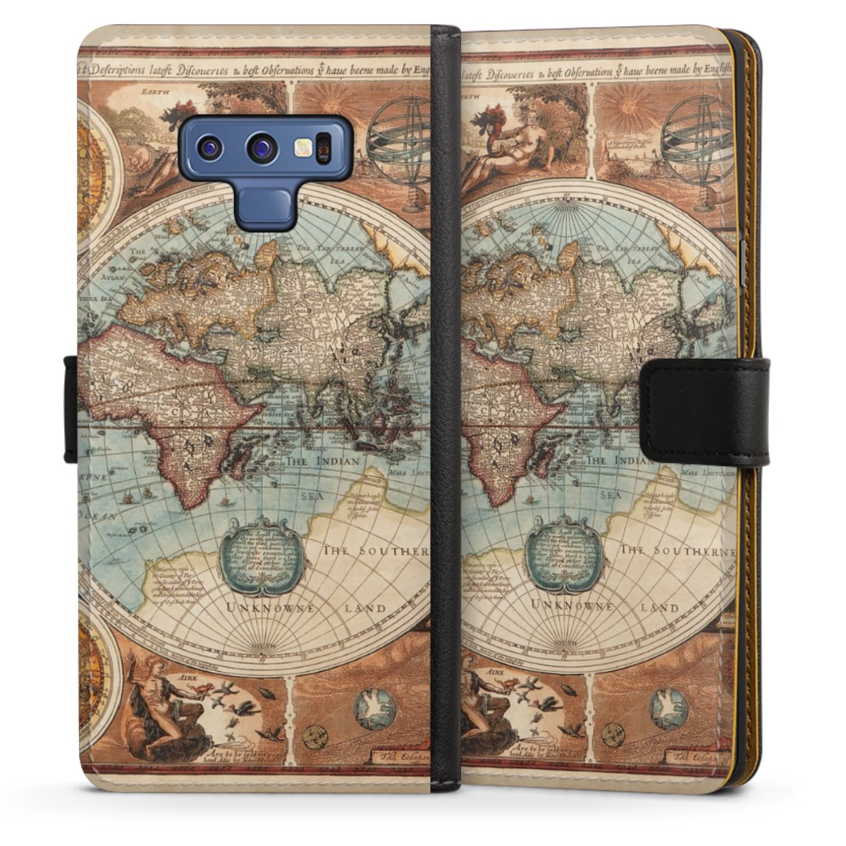 Mappa del mondo vintage
