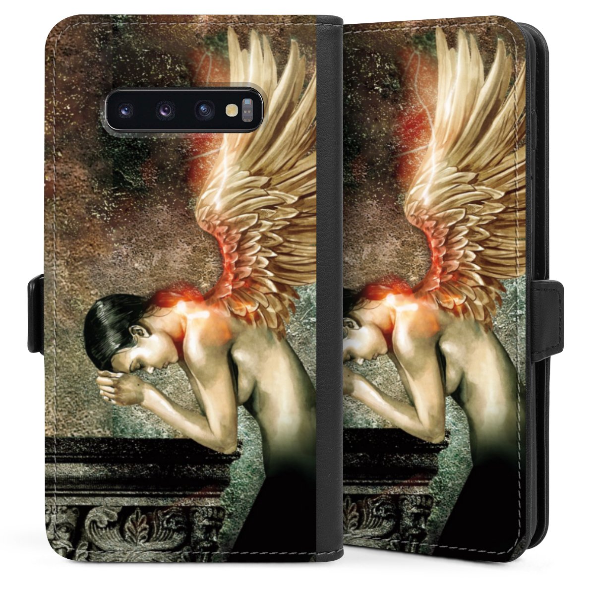 Coque avec languette