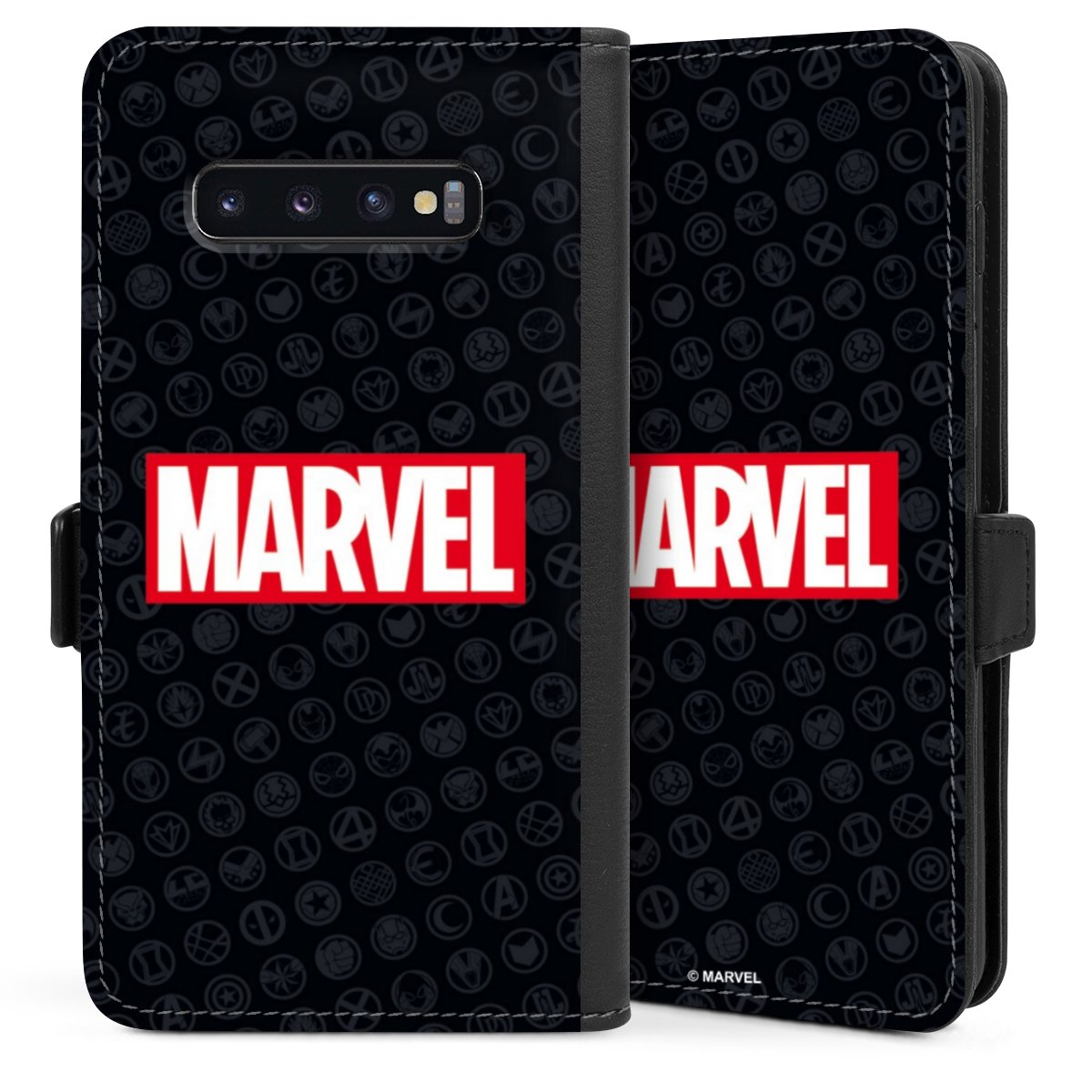 Marvel Logo Black Red 