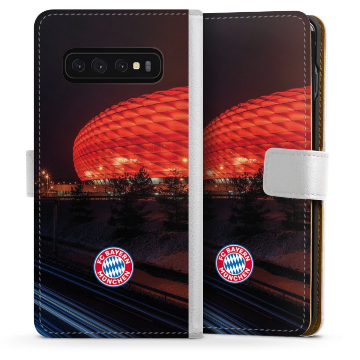 Allianz Arena bei Nacht FCB