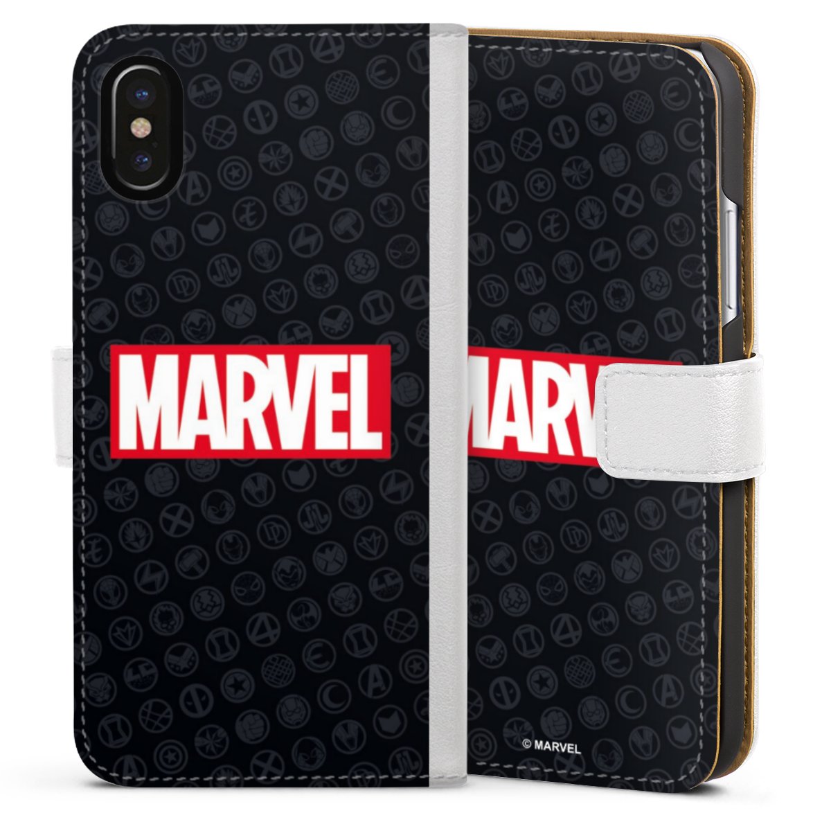 Marvel Logo Black Red 