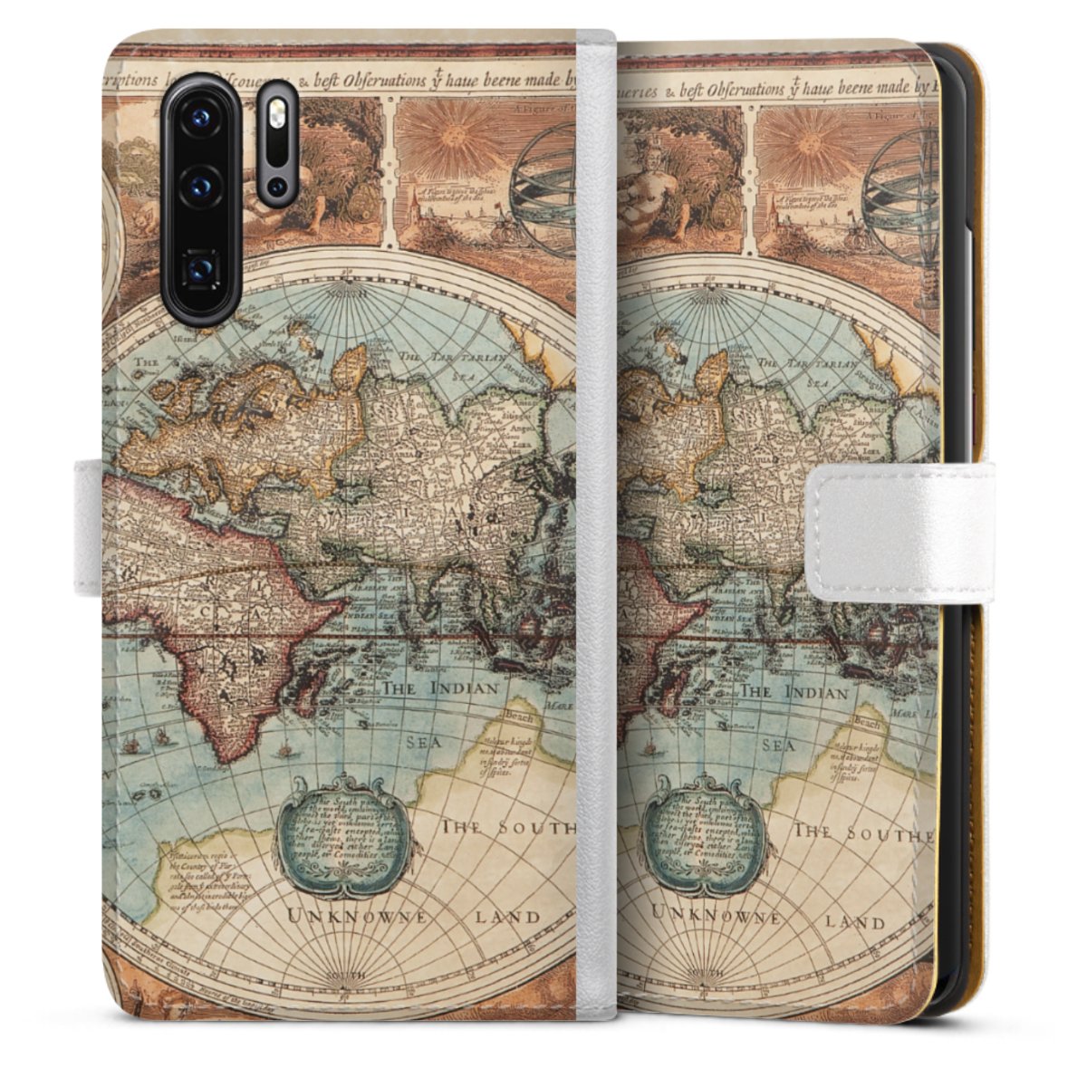 Mappa del mondo vintage