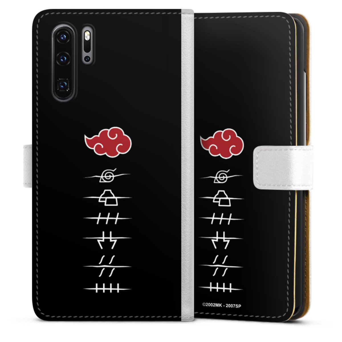 Symboles des membres de l'Akatsuki noirs