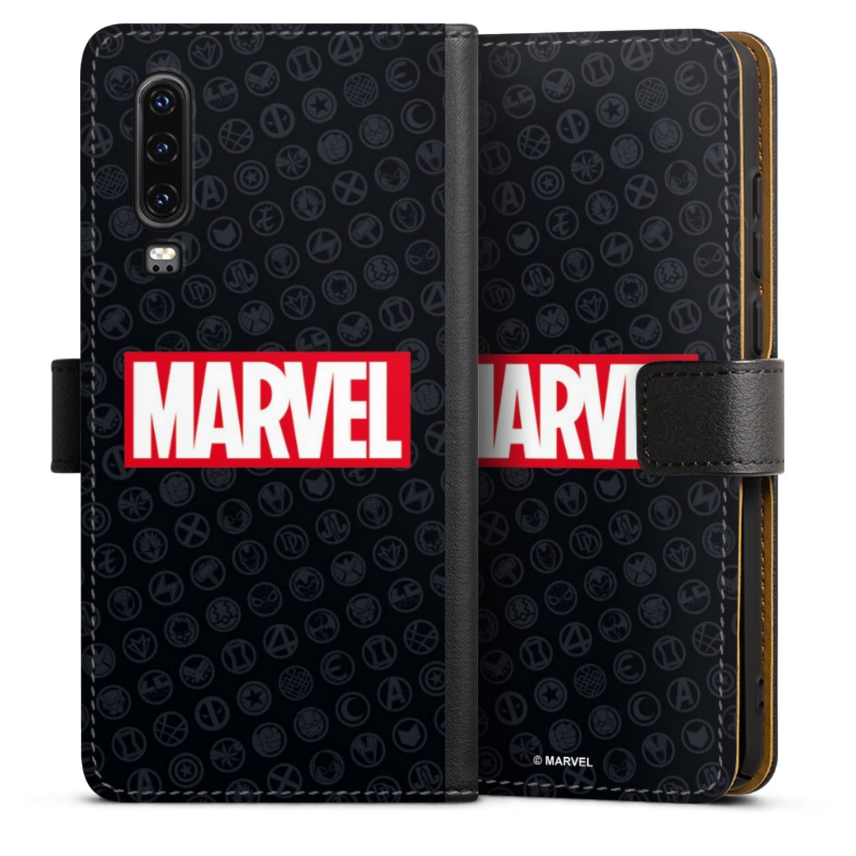 Marvel Logo Black Red 