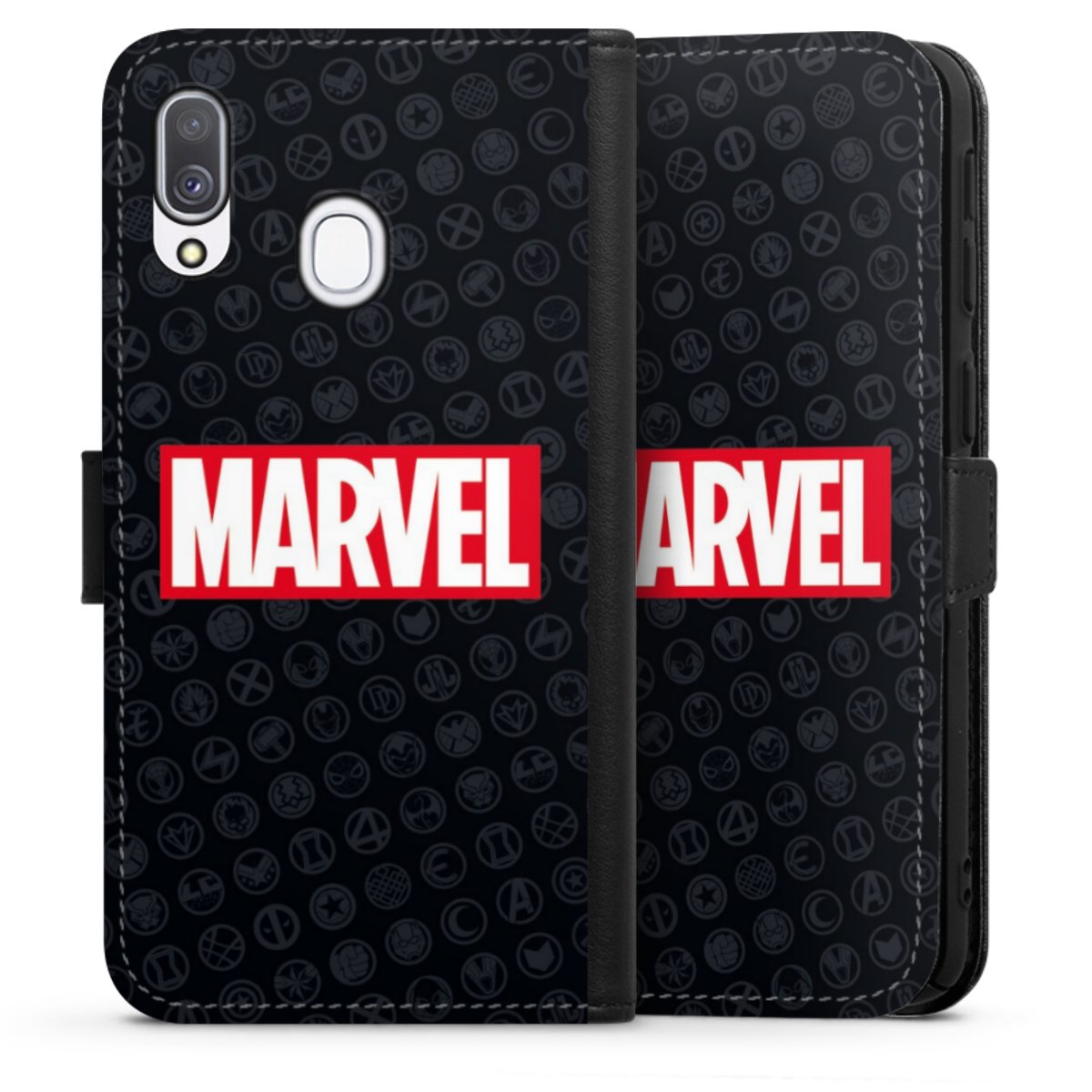 Marvel Logo Black Red 