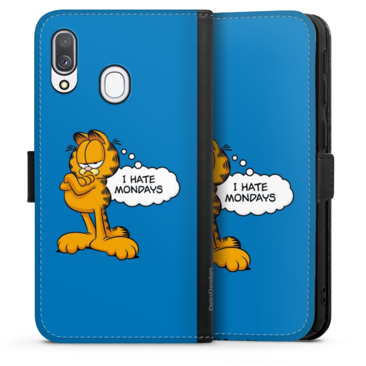 Garfield Ik haat maandagen blauw