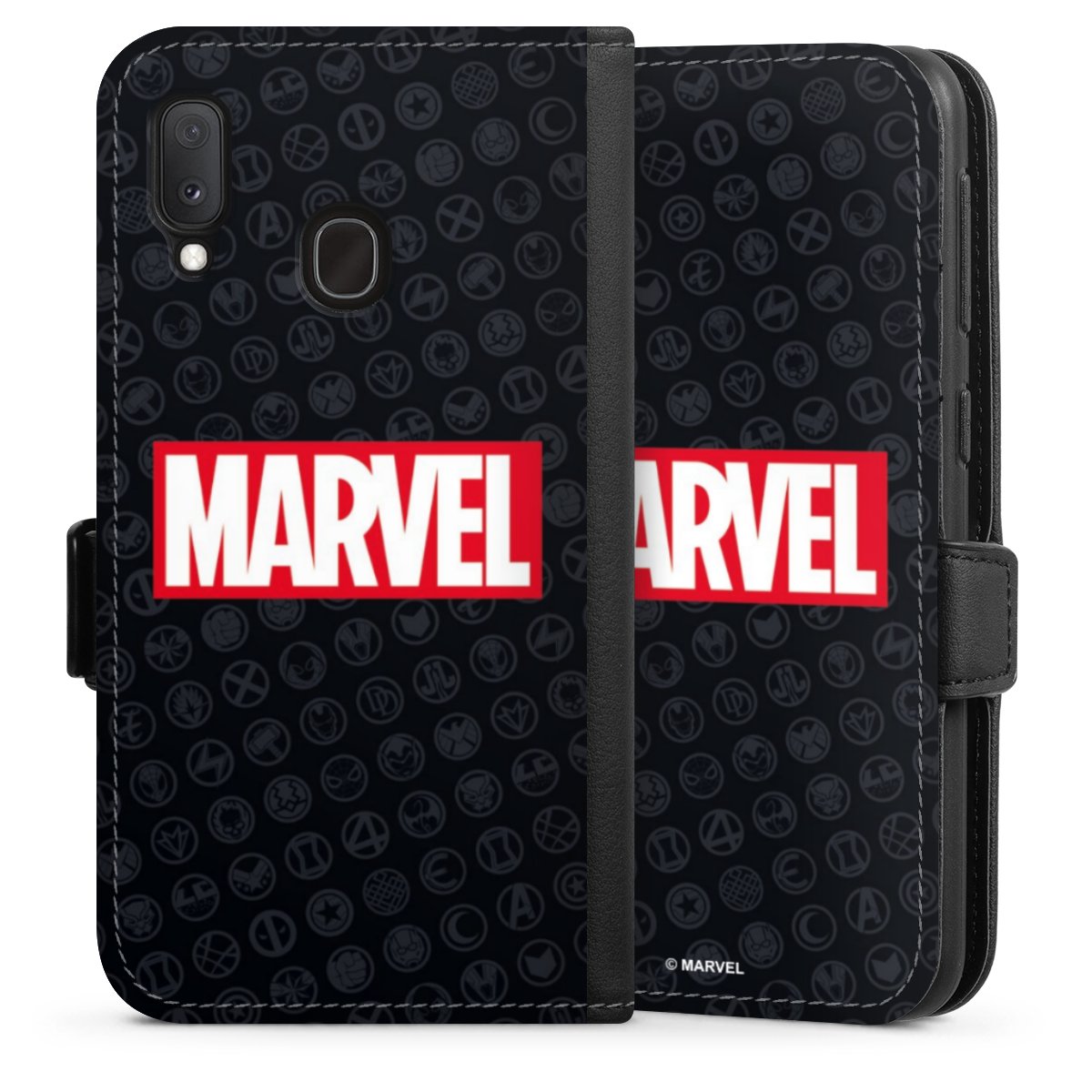 Marvel Logo Black Red 