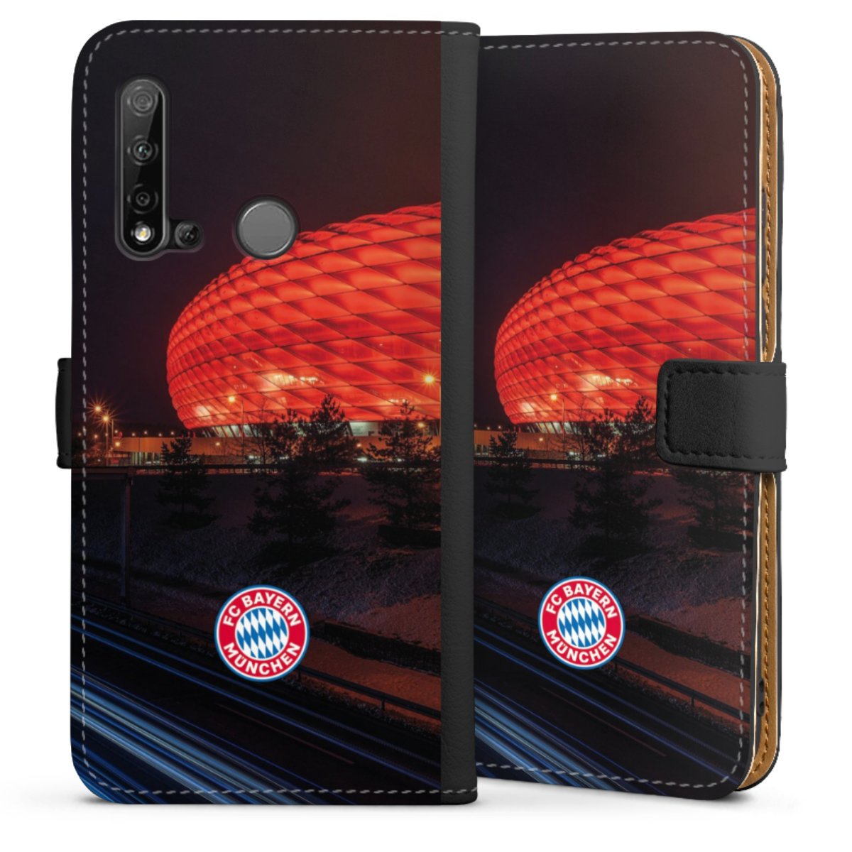 Allianz Arena bei Nacht FCB