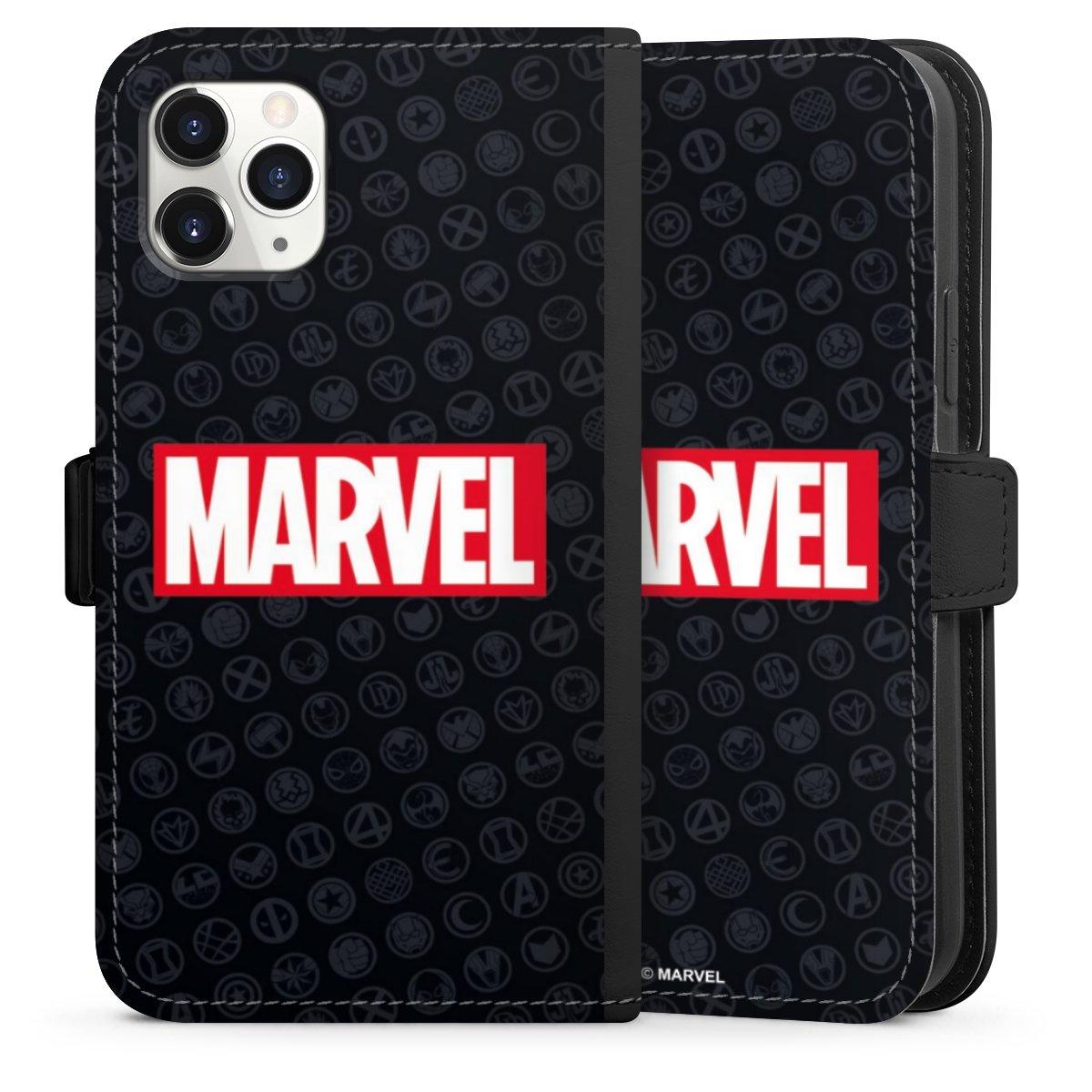 Marvel Logo Black Red 