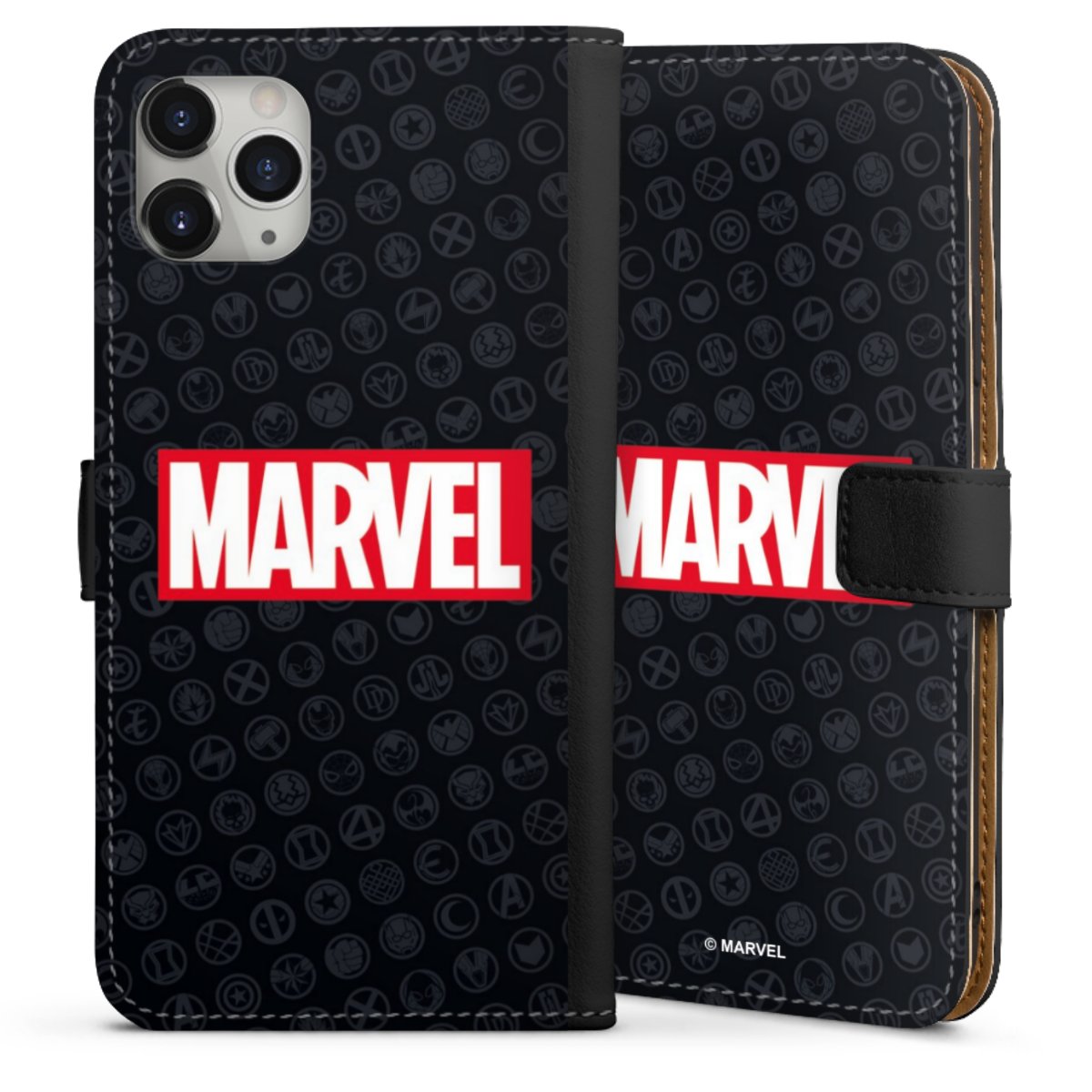 Marvel Logo Black Red 