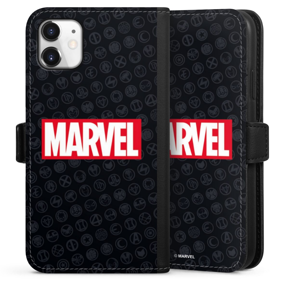 Marvel Logo Black Red 