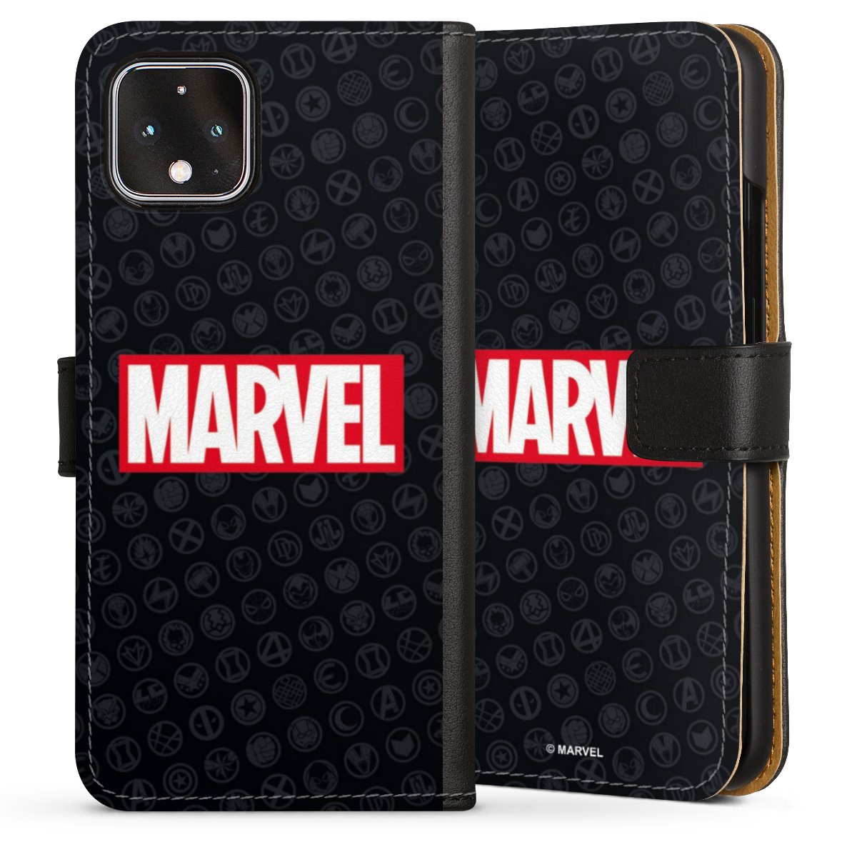 Marvel Logo Black Red 