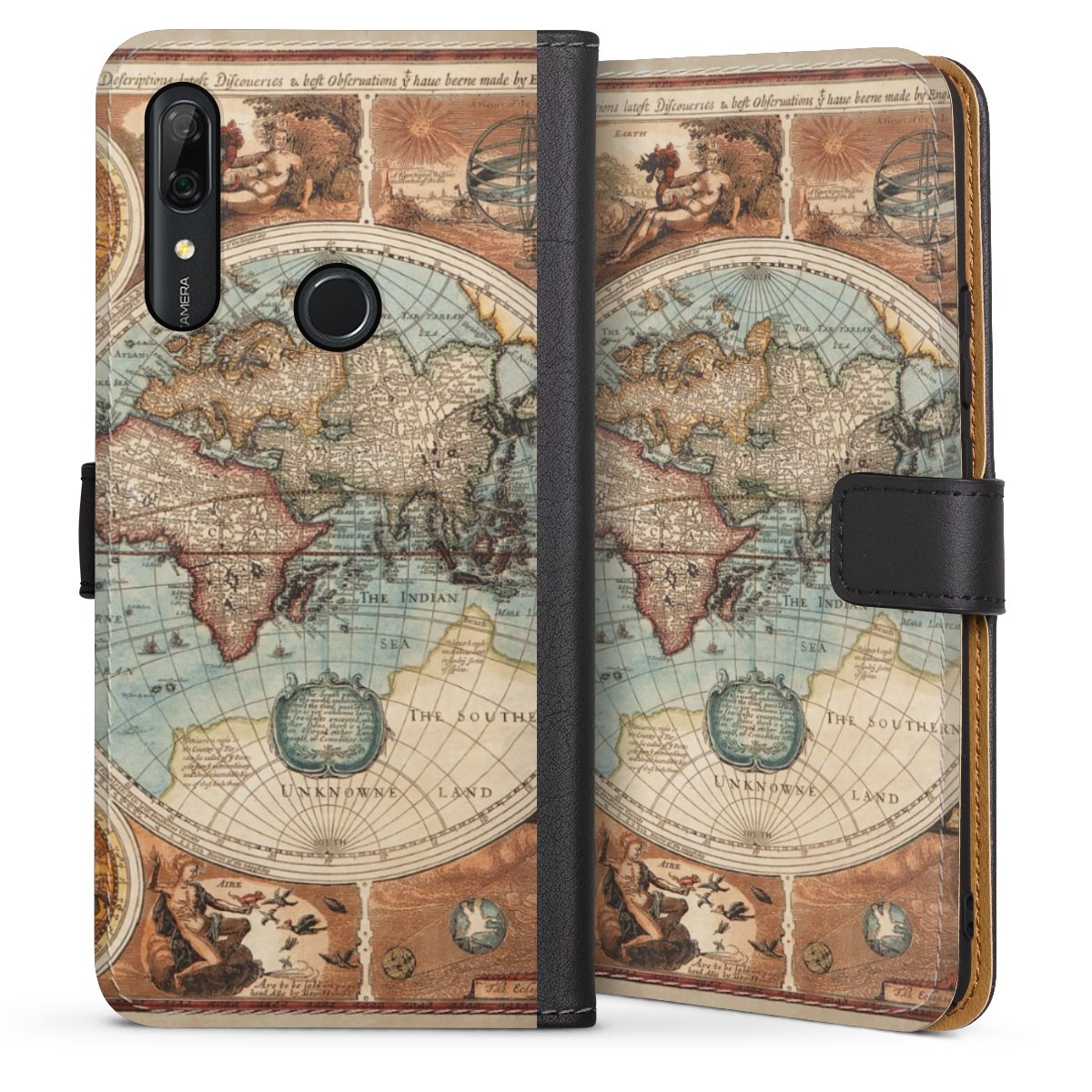 Mappa del mondo vintage
