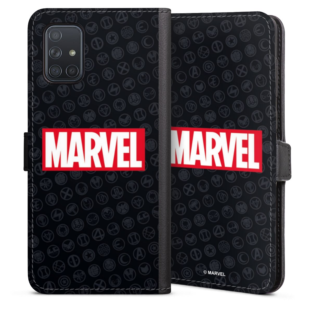 Marvel Logo Black Red 