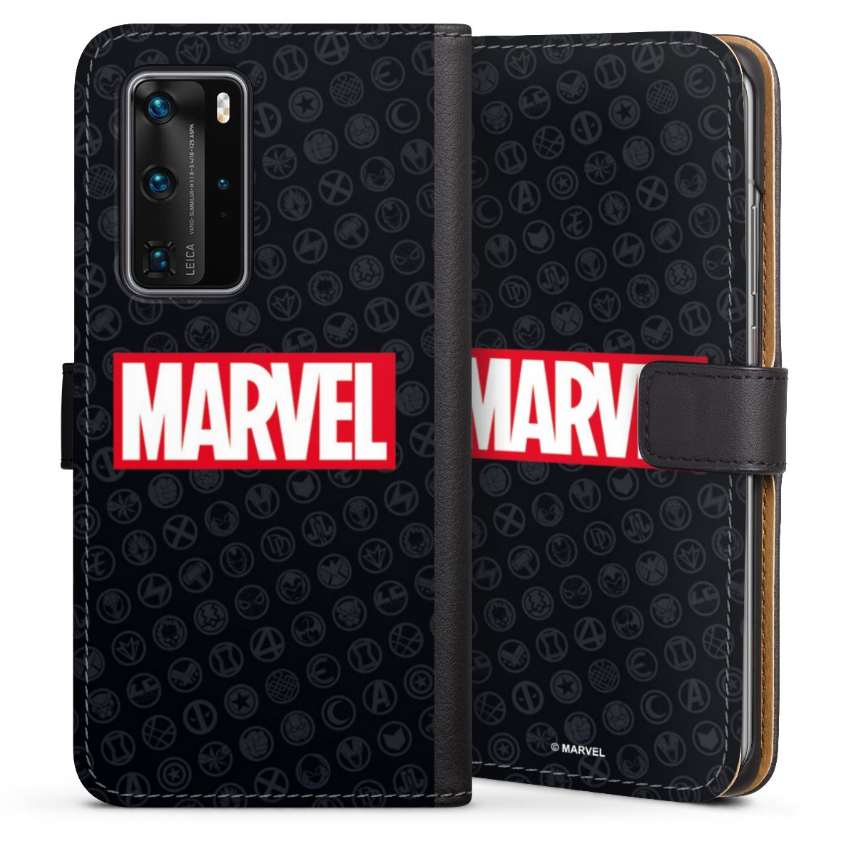 Marvel Logo Black Red 