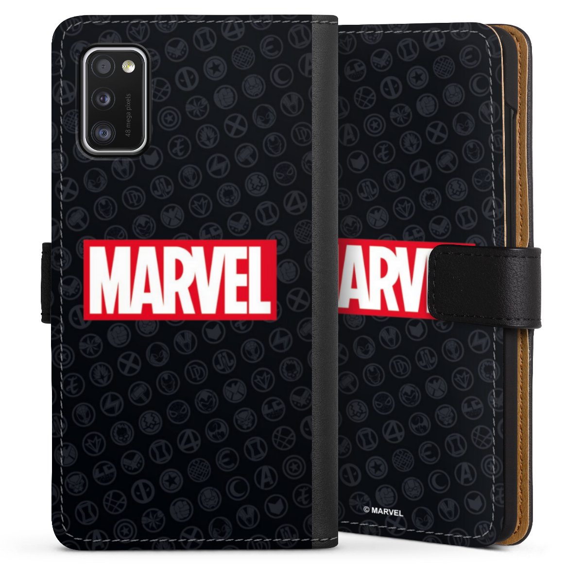 Marvel Logo Black Red 