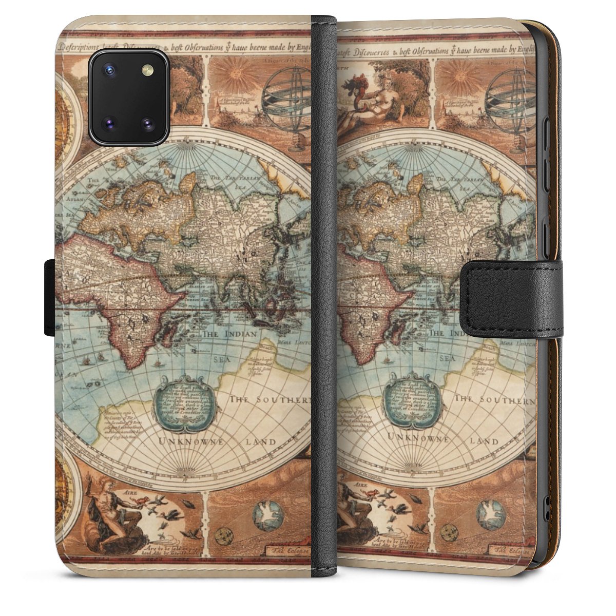 Mappa del mondo vintage