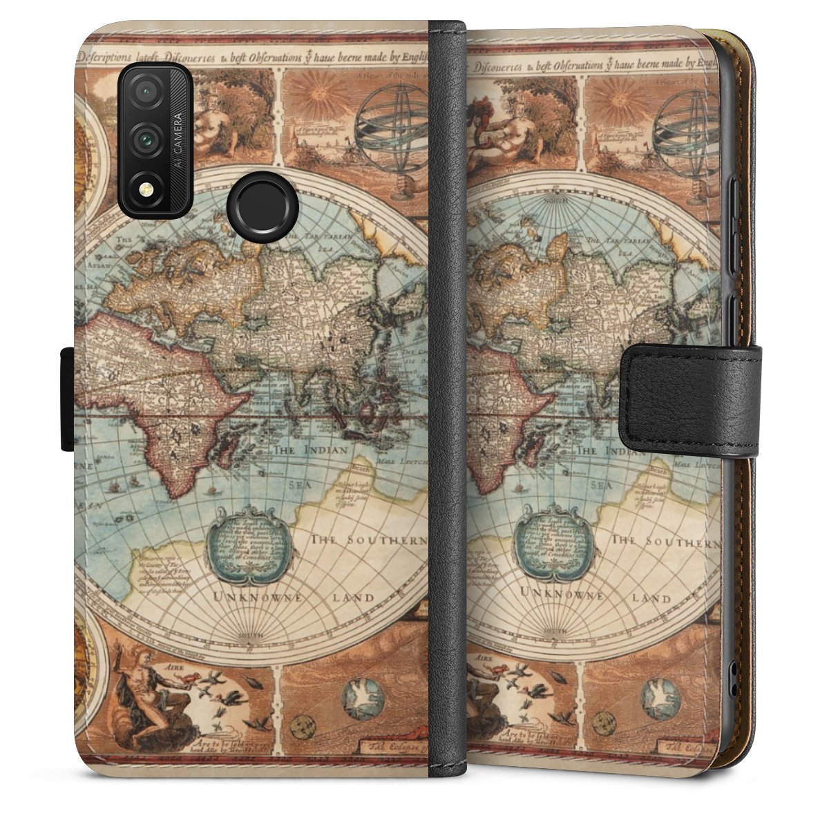 Mappa del mondo vintage