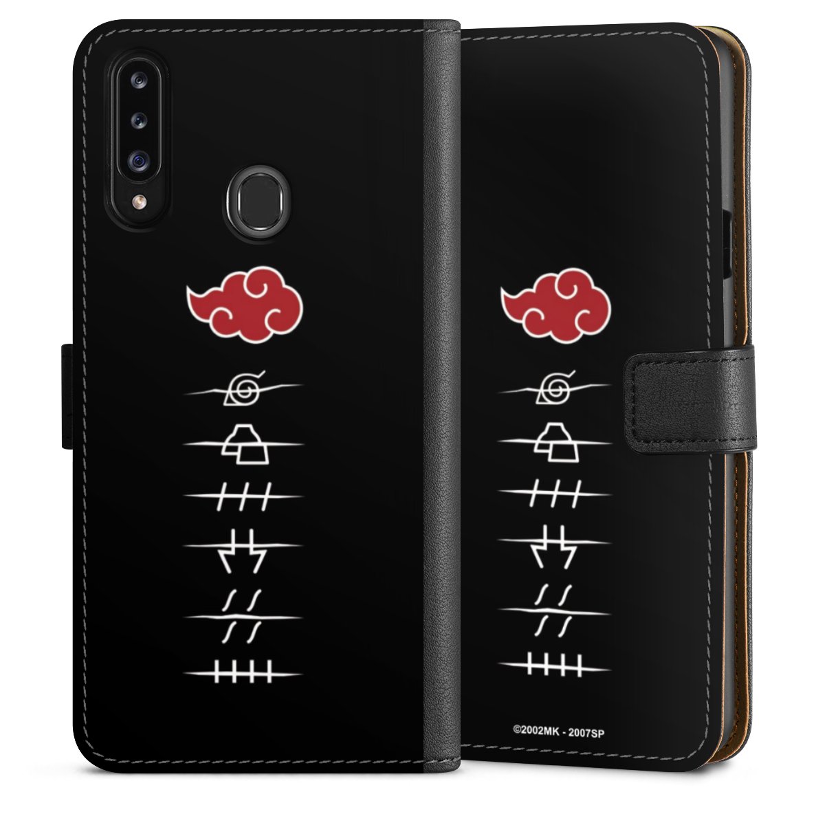 Symboles des membres de l'Akatsuki noirs