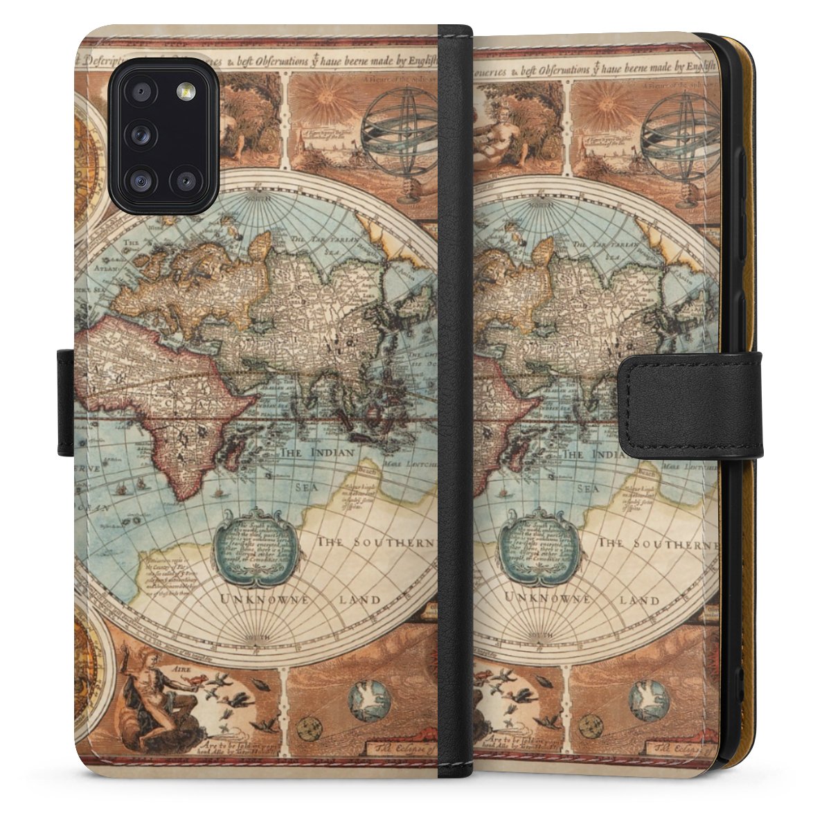 Mappa del mondo vintage