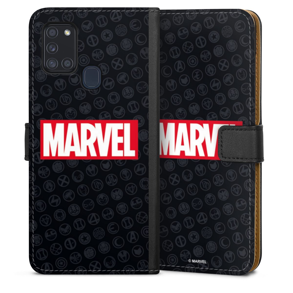 Marvel Logo Black Red 