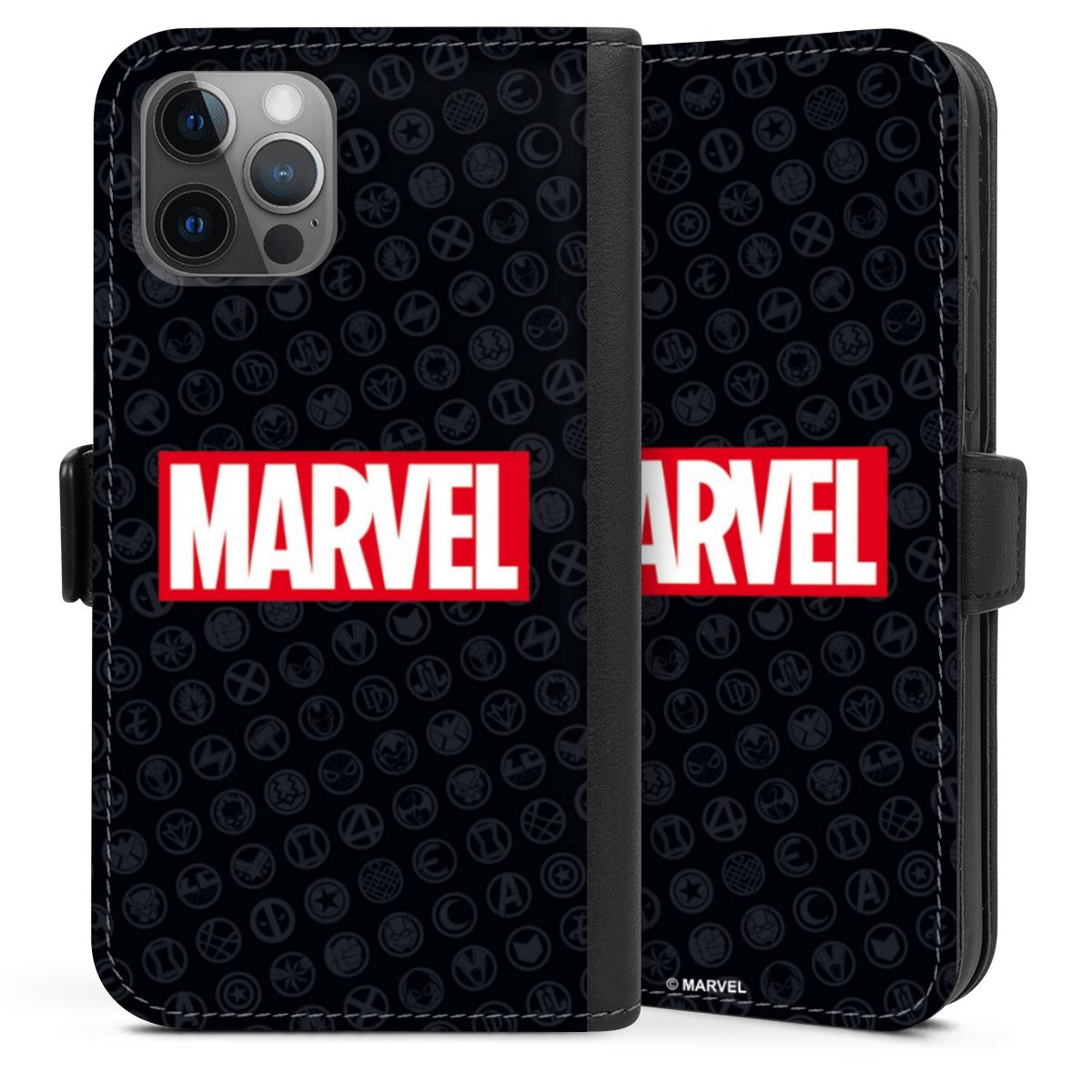 Marvel Logo Black Red 