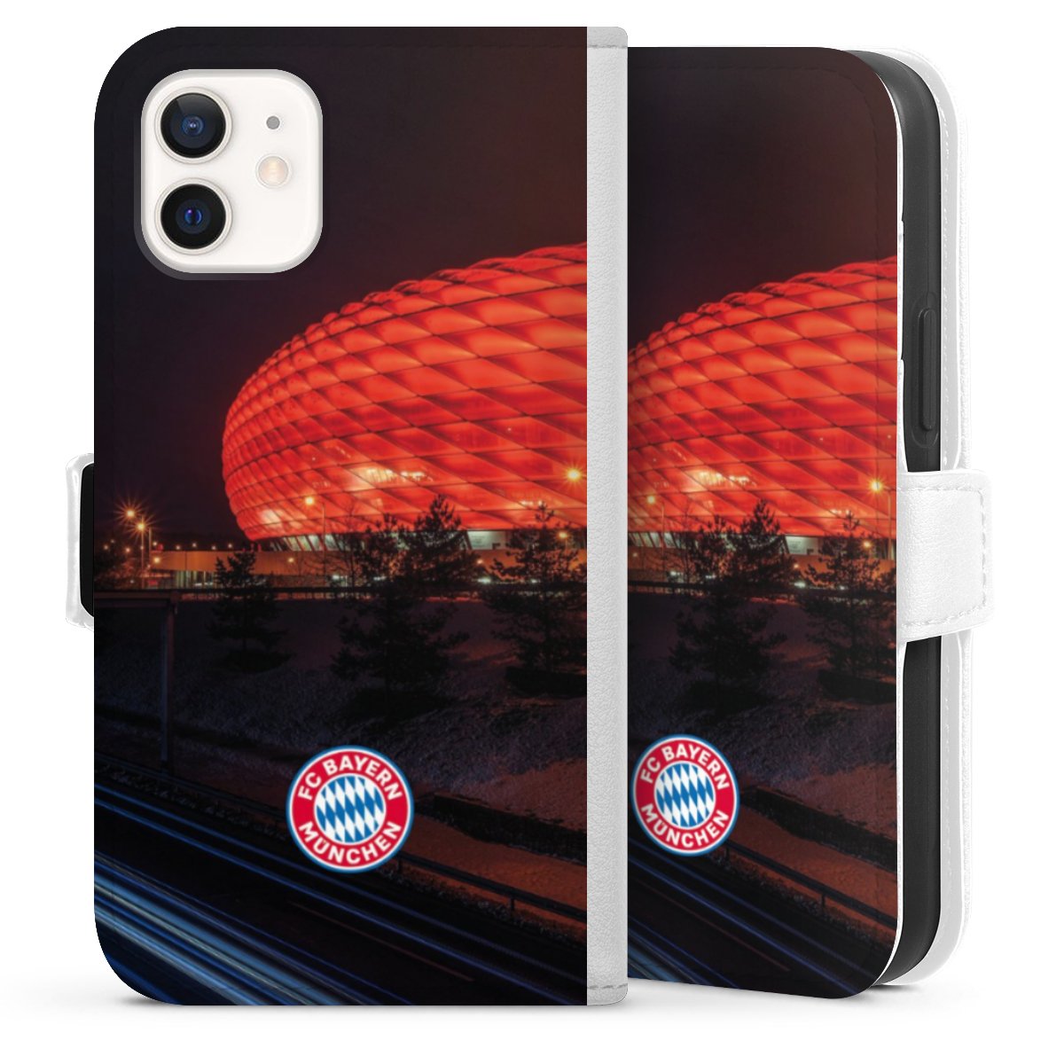 Allianz Arena bei Nacht FCB