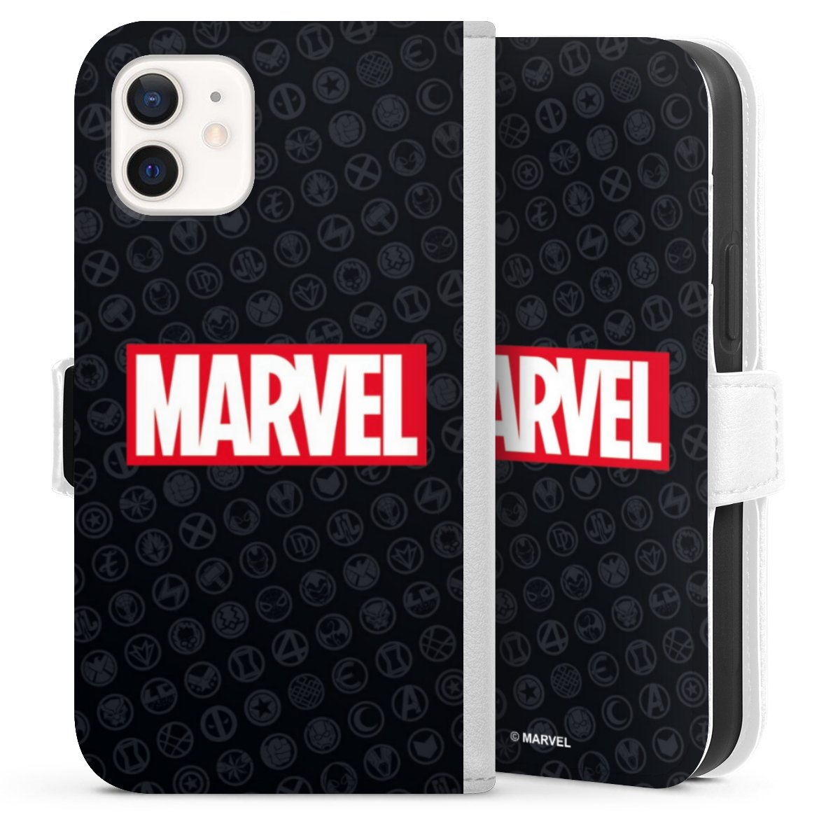 Marvel Logo Black Red 