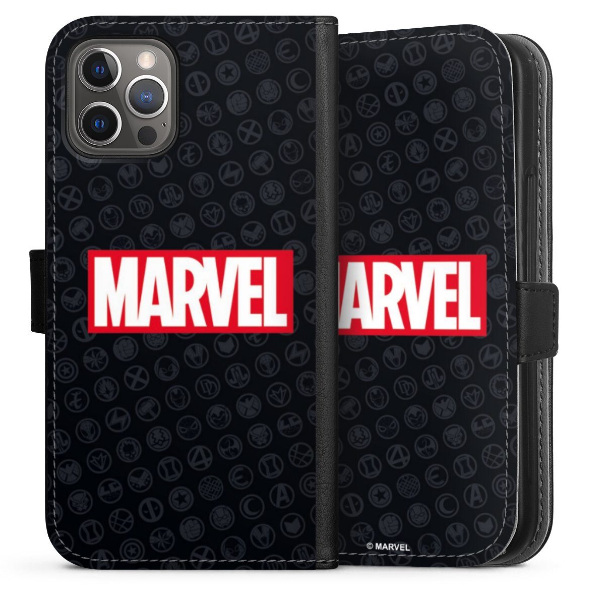 Marvel Logo Black Red 