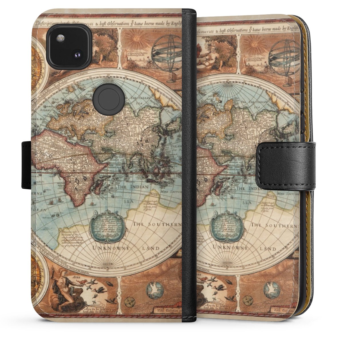 Mappa del mondo vintage