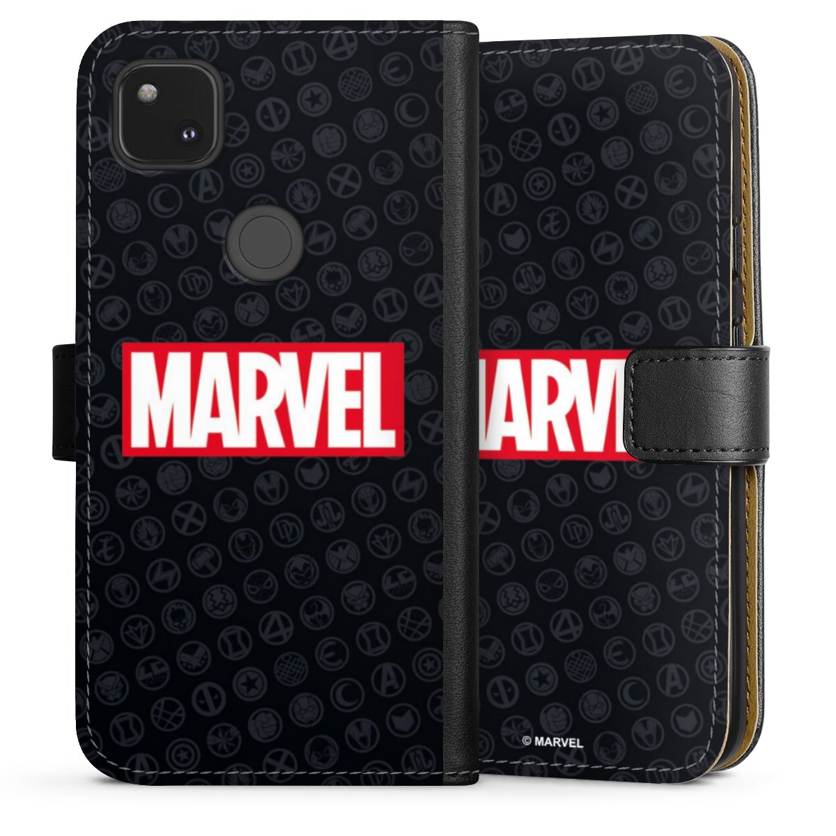 Marvel Logo Black Red 