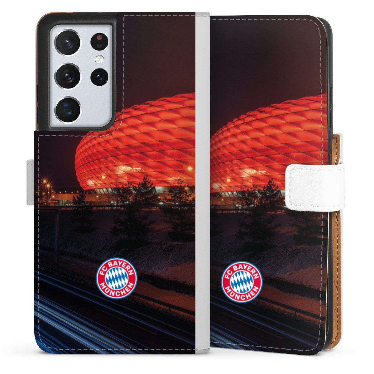 Allianz Arena bei Nacht FCB
