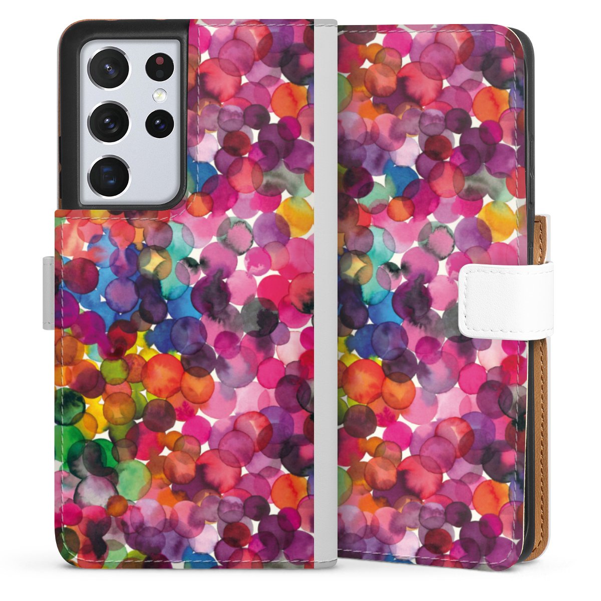 Punti acquerello sovrapposti