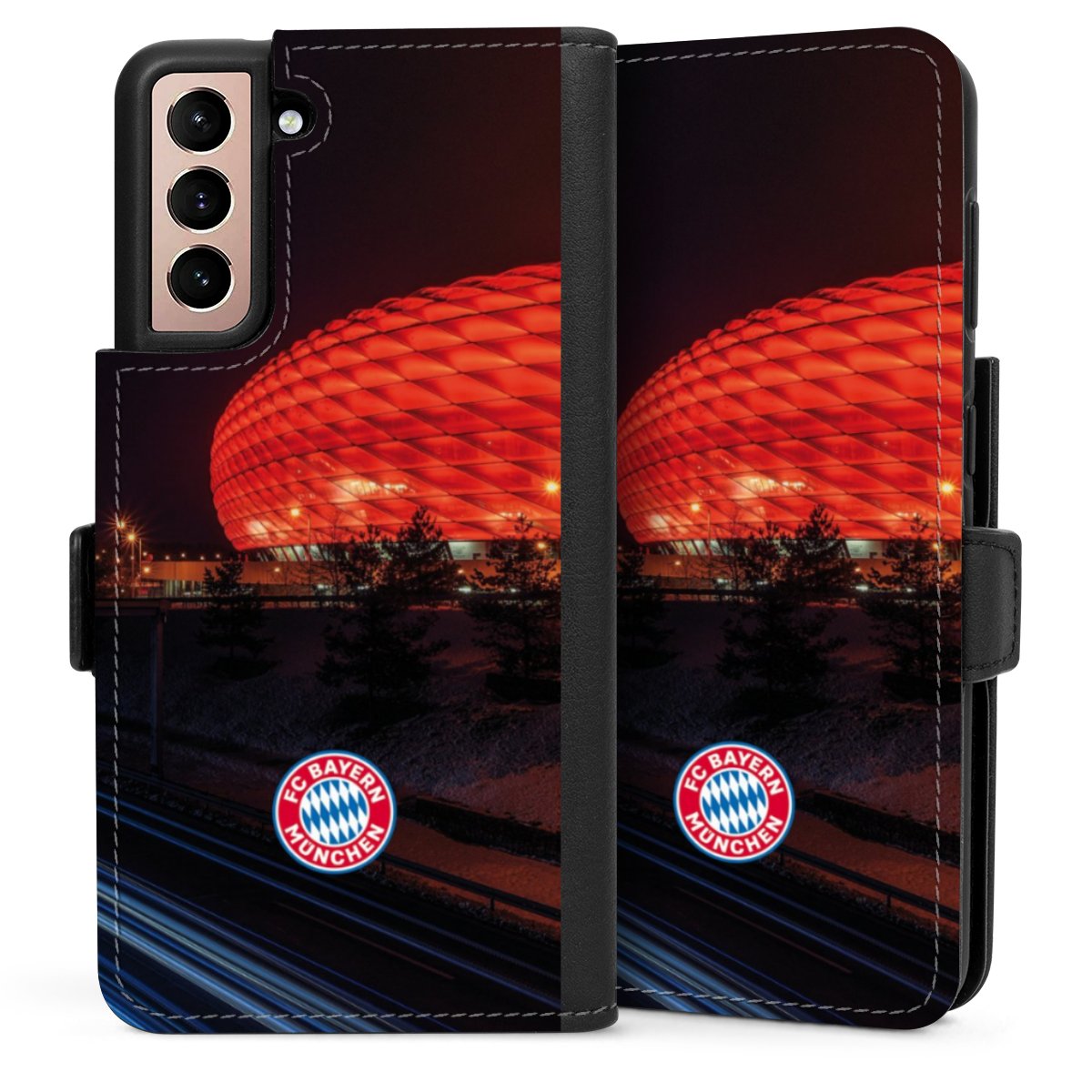 Allianz Arena bei Nacht FCB