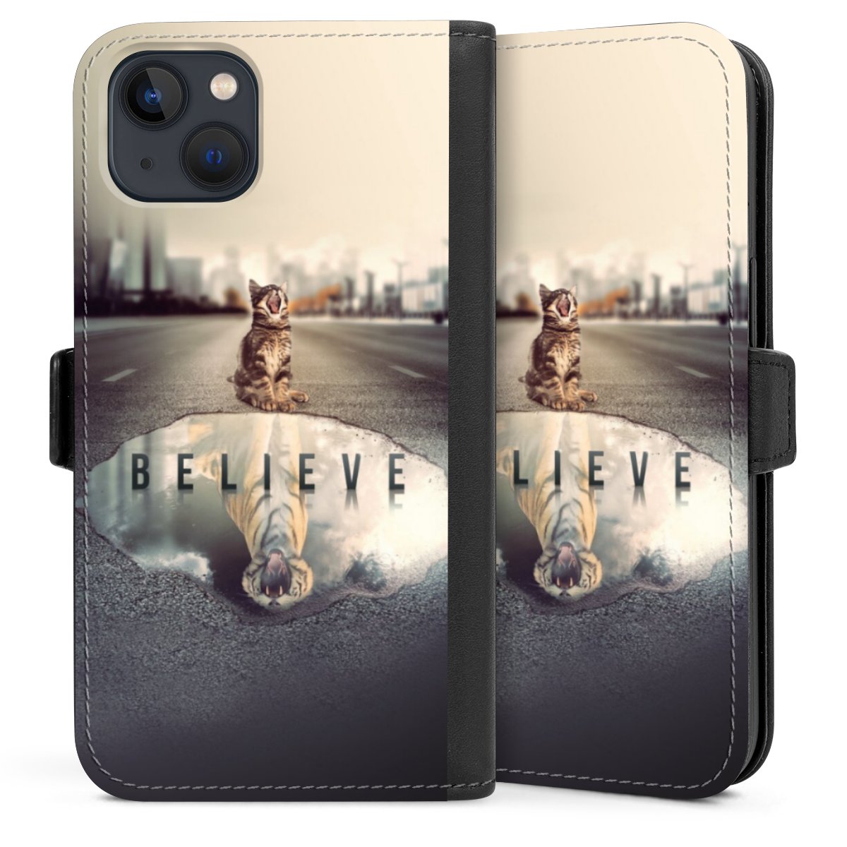 Sideflip hoesje met flap