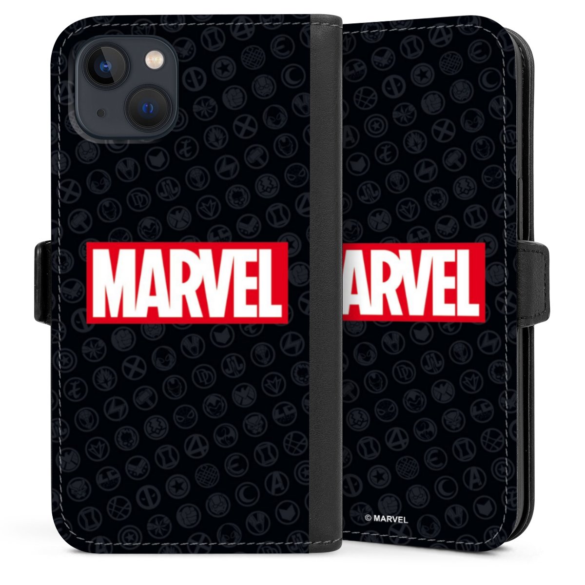 Marvel Logo Black Red 